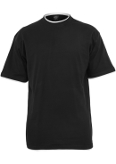 UC - Kontrast Shirt - schwarz/weiß