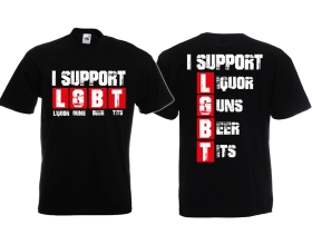Frauen T-Shirt - I Support LGBT Frauen T-Shirt - I Support LGBT