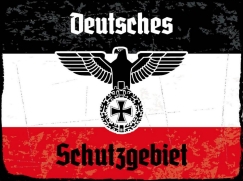 Blechschild - 12x18cm - Deutsches Schutzgebiet - Motiv 4