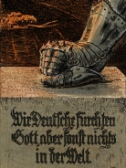 Blechschild - 12x18cm - Wir Deutsche fürchten Gott aber sonst nichts auf der Welt