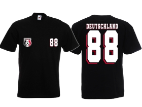 Frauen T-Shirt - Fußball - Deutschland - Trikot 88 - Motiv 1 Frauen T-Shirt - Fußball - Deutschland - Trikot 88 - Motiv 1