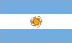 Fahne - Argentinien