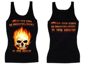 Frauen Top - Klimaschwindel - schwarz Frauen Top - Klimaschwindel - schwarz