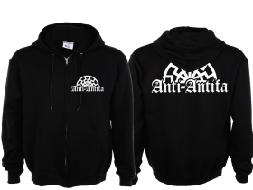 Frauen Kapuzenjacke - Anti Antifa - Sonne - schwarz Frauen Kapuzenjacke - Anti Antifa - Sonne - schwarz