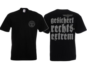 Frauen T-Shirt - Gesichert Rechtsextrem - Motiv 2 Frauen T-Shirt - Gesichert Rechtsextrem - Motiv 2