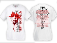 Frauen T-Shirt - Death Angel - Motiv 1 - weiß Frauen T-Shirt - Death Angel - Motiv 1 - weiß