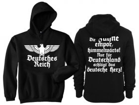 Kapuzenpullover - Deutsches Herz Kapuzenpullover - Deutsches Herz