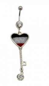 Piercing - Bauchnabel - Herz Piercing - Bauchnabel - Herz