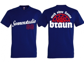 T-Hemd - Sonnenstudio 88 - blau T-Hemd - Sonnenstudio 88 - blau