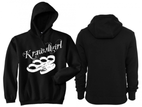 Frauen - Kapuzenpullover - Krawallgirl - weiß