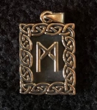Runen Amulett - Mannaz - Bronze