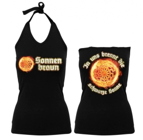 Frauen Neckholder Top - Sonnenbraun - Motiv 2 Frauen Neckholder Top - Sonnenbraun - Motiv 2