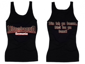 Frauen Top - Ultrabraun - schwarz Frauen Top - Ultrabraun - schwarz