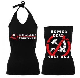 Frauen Neckholder Top - RAC - better dead than red Frauen Neckholder Top - RAC - better dead than red