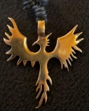 Halskette - Phönix - Bronze