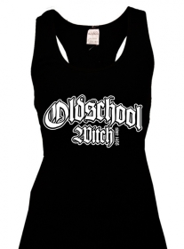 Frauen Top - Oldschool Witch - schwarz Frauen Top - Oldschool Witch - schwarz