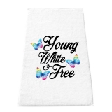 Handtuch - young, white & free