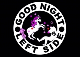Good Night left Side - Motiv Unicorn - Aufkleber Paket 50 Stück