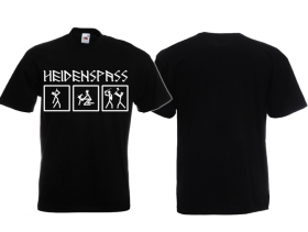 T-Hemd - Heidenspass - schwarz T-Hemd - Heidenspass - schwarz