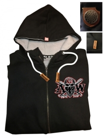 Premium - Kapuzenjacke - Warrior - schwarz