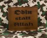 Leder Geldbeutel - Odin statt Allah