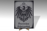 Schieferplatte - Deutsches Schutzgebiet