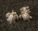 Ohrstecker - Wasserschildkröte - 925 Silber - 1 Paar