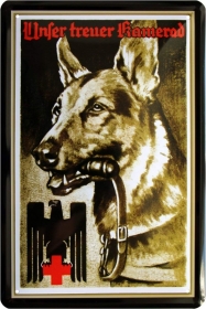 Blechschild - Schäferhund - Unser treuer Kamerad - D41 (7)