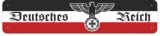 Blechschild - Deutsches Reich - XXL-Version - D57 (352)