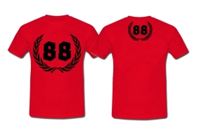 Frauen T-Shirt - 88 - rot Frauen T-Shirt - 88 - rot