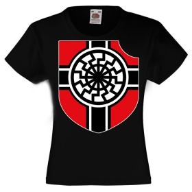 Kinder T-Shirt - Schwarze Sonne mit Wappen - schwarz Kinder T-Shirt - Schwarze Sonne mit Wappen - schwarz