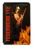 Blechschild - Feuerwehr 112 - BS168 (218)